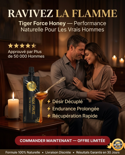 Tiger Force Honey - Miel Érectile de Performance