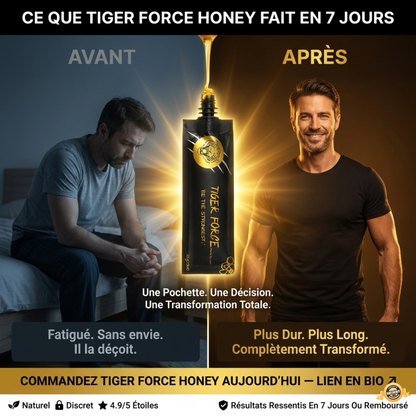 Tiger Force Honey - Miel Érectile de Performance